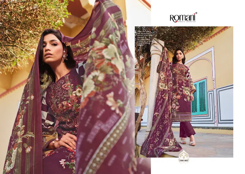 Aarzu Vol 16 By Romani Soft Cotton Printed Dress Material Exporters In India